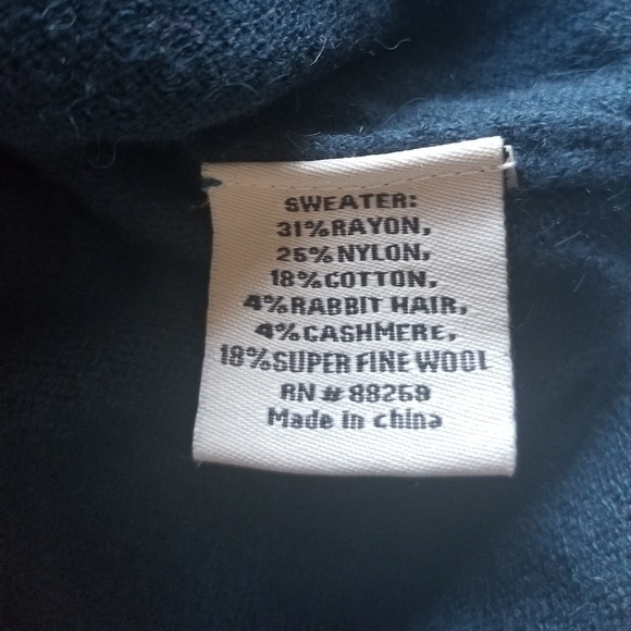 Teal Cowl Neck Sweater - Picture 3 of 8